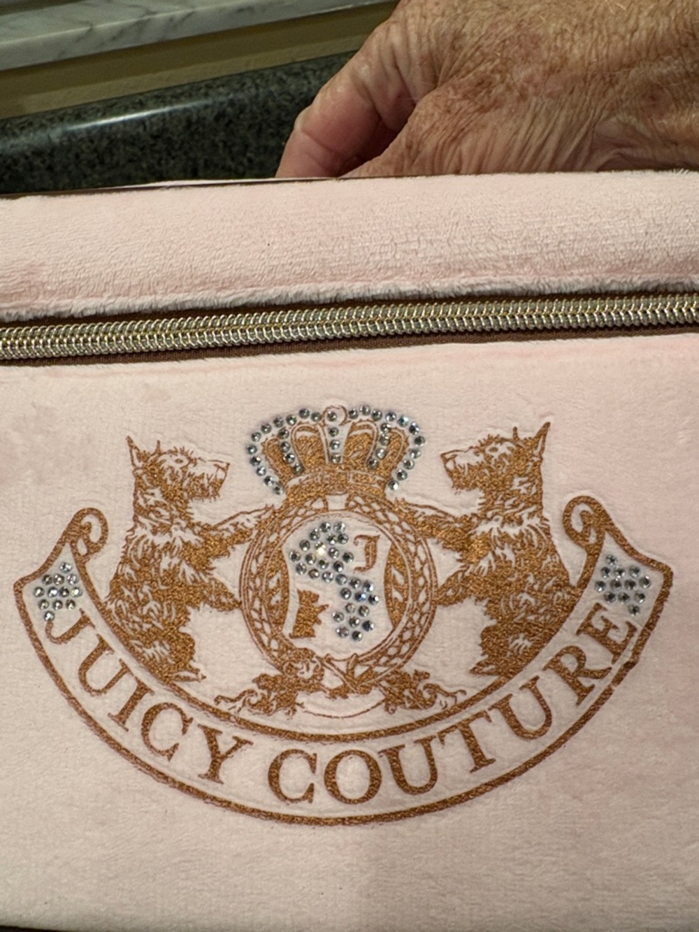 NWT BABY PINK JUICY COUTURE MAKEUP/ORGANIZER TRAVEL BAG